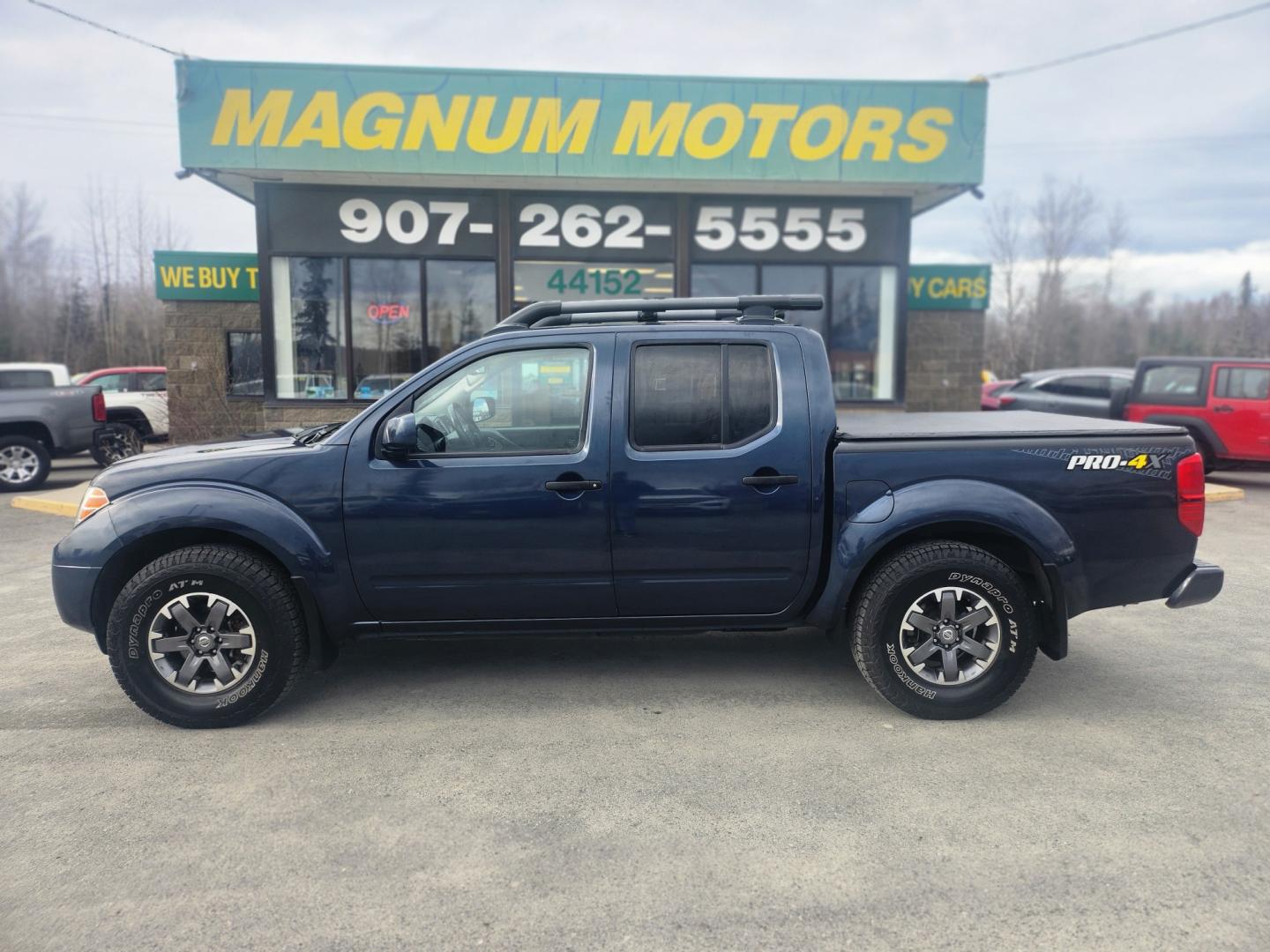 2020 BLUE NISSAN FRONTIER pro-4x (1N6ED0EB6LN) with an 3.8L engine, Automatic transmission, located at 1960 Industrial Drive, Wasilla, 99654, (907) 274-2277, 61.573475, -149.400146 - Photo#0